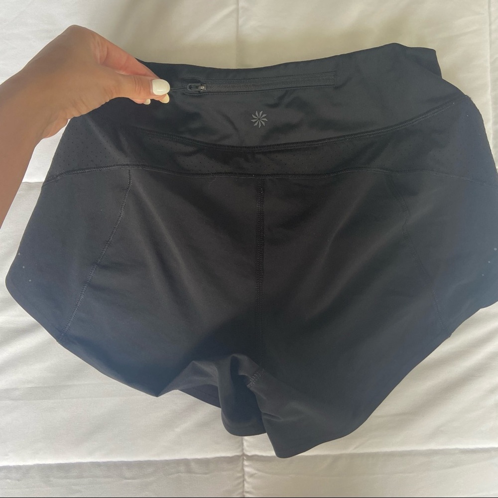 Althleta Black Run With It 3.5” Shorts